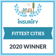 Insurify | Fittest Cities 2020 Badge | Fort Smith, Arkansas!